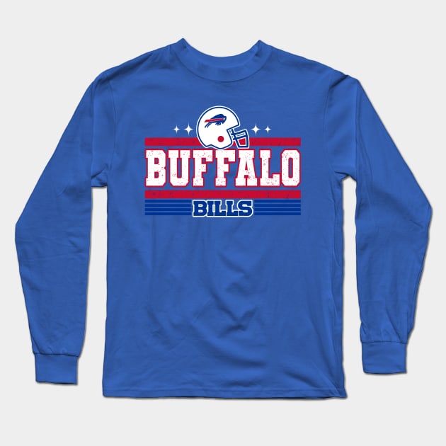 Buffalo Bills Long Sleeve T-Shirt by Your brain